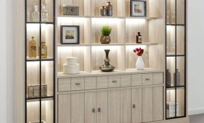 Furniture Lemari Kaca