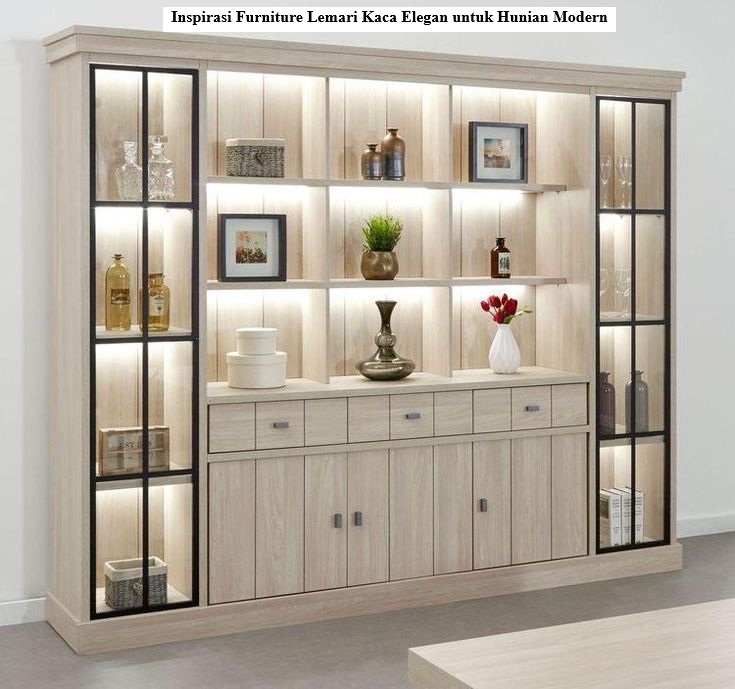 Furniture Lemari Kaca
