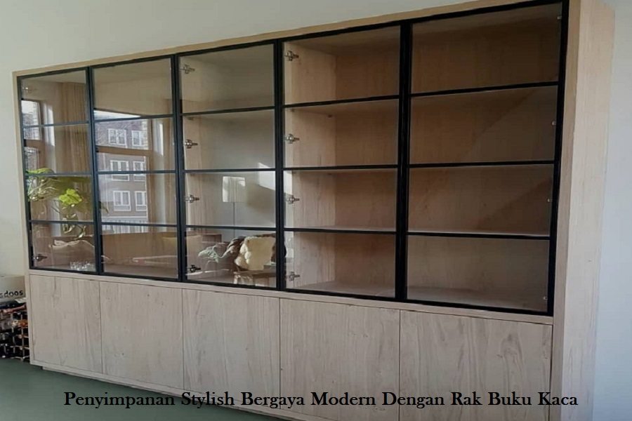 Rak Buku Kaca